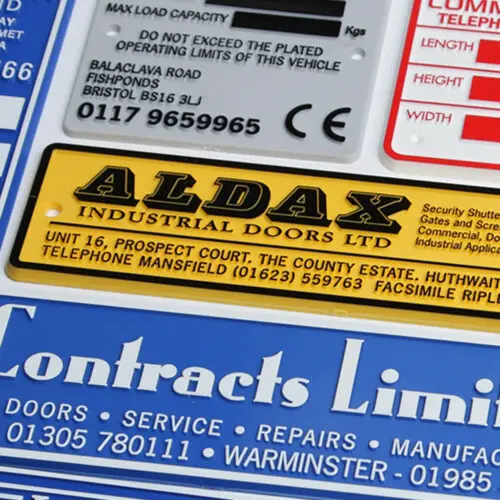 Mouldings and Nameplates