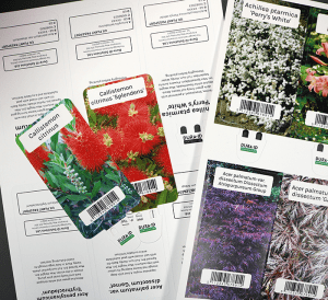 Print your own flower tags