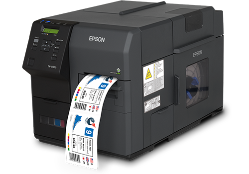 Epson ColorWorks C7500 Inkjet Printer C7500 full colour inkjet printer with label