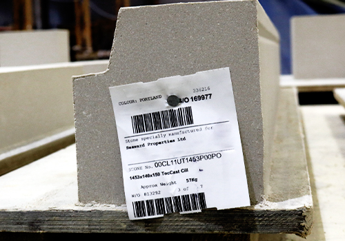 Industrial Strength Tag Industrial strength tag identifying stone