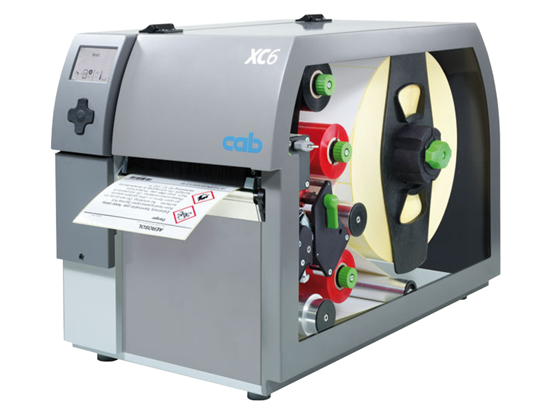 CAB XC6 Two Colour Thermal Printer CAB XC6 two colour thermal transfer printer with chemical label