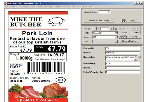 LabelDirect Software Screenshot LabelDirect Software Screenshot