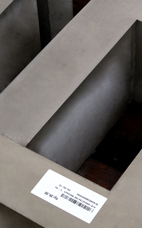 High Performance Self-Adhesives for Construction High tack self-adhesive on a stone block