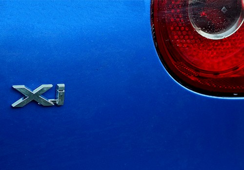 Rear exterior car badge