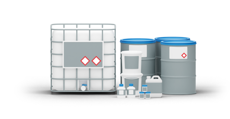 Chemical Labels on Containers