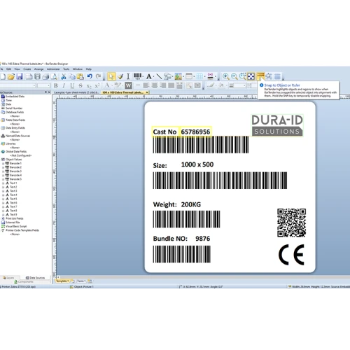 BarTender Label Printing Software Screenshot