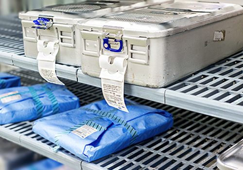 Medical Equipment Tracking Tags Medical equipment boxes with storage and id tags