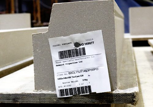 Industrial Strength Tag Industrial strength tag identifying stone