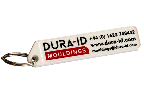 Promotional Keyring with Full Colour Digital Print Promotional keyring with digitally printed company information